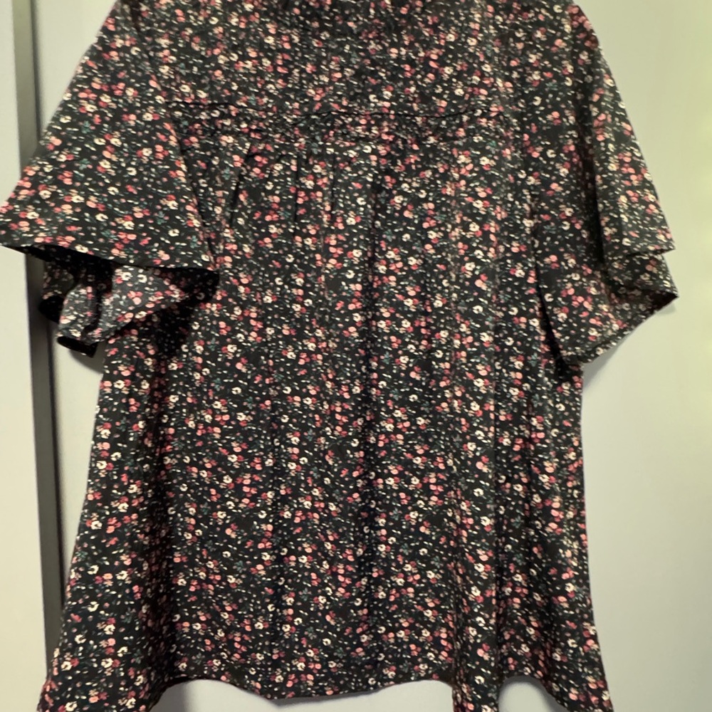 BloomChic Black Floral Blouse